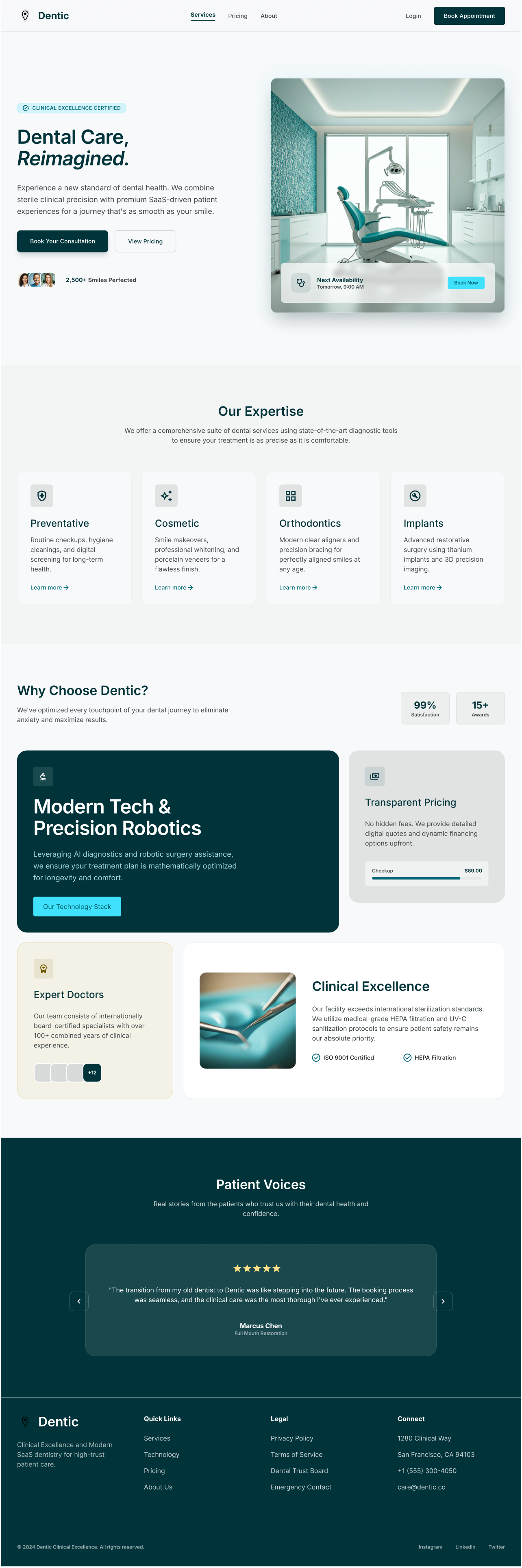 Dental Practice Website & Appointment System